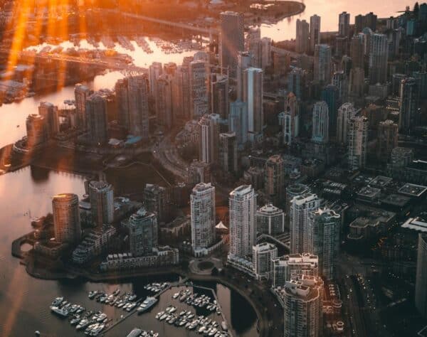 Website development San Diego - city skyline view