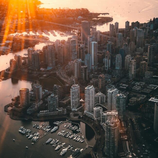 Website development San Diego - city skyline view